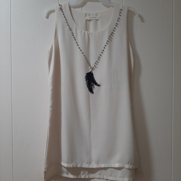 Sleeveless blouse - Picture 2 of 7